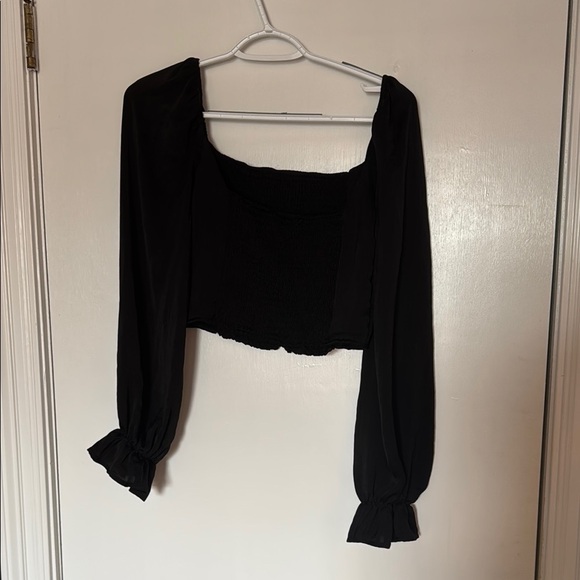 Favlux- Elegant Black Women's Top- size medium - Picture 3 of 4